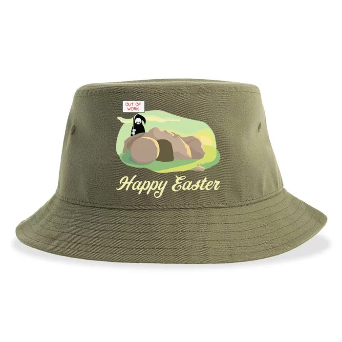 Happy Easter, Resurrection Sunday, He Is Risen Sustainable Bucket Hat