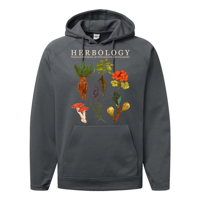 Herbology Hogwarts School of Witchcraft And Wizardry Performance Fleece Hoodie