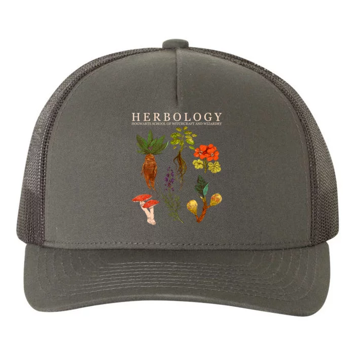 Herbology Hogwarts School of Witchcraft And Wizardry Yupoong Adult 5-Panel Trucker Hat