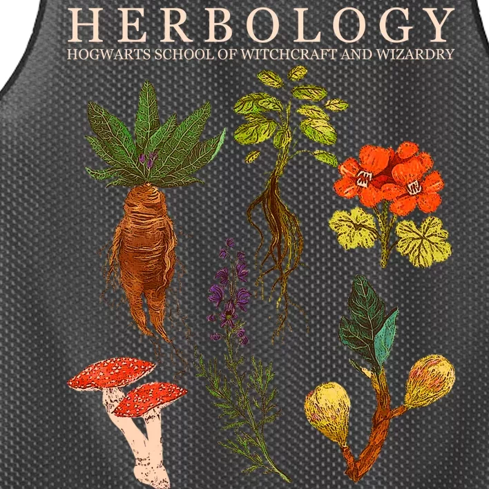 Herbology Hogwarts School of Witchcraft And Wizardry Mesh Reversible Basketball Jersey Tank