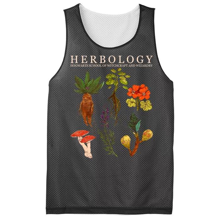 Herbology Hogwarts School of Witchcraft And Wizardry Mesh Reversible Basketball Jersey Tank