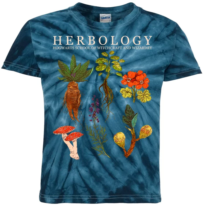 Herbology Hogwarts School of Witchcraft And Wizardry Kids Tie-Dye T-Shirt