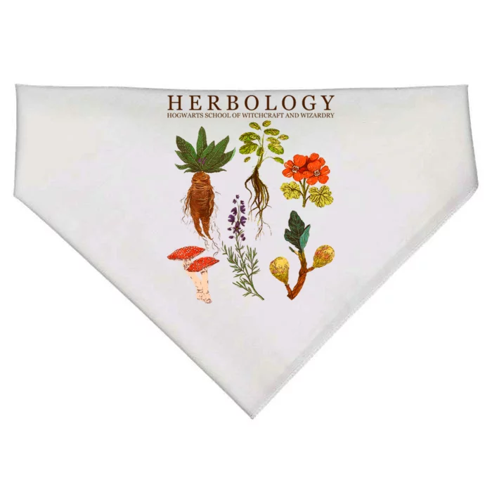 Herbology Hogwarts School of Witchcraft And Wizardry USA-Made Doggie Bandana