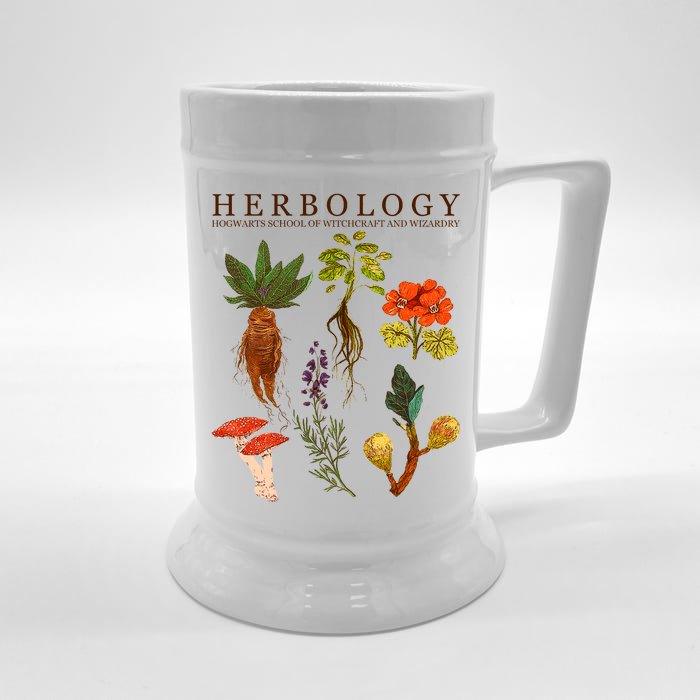 Herbology Hogwarts School of Witchcraft And Wizardry Front & Back Beer Stein