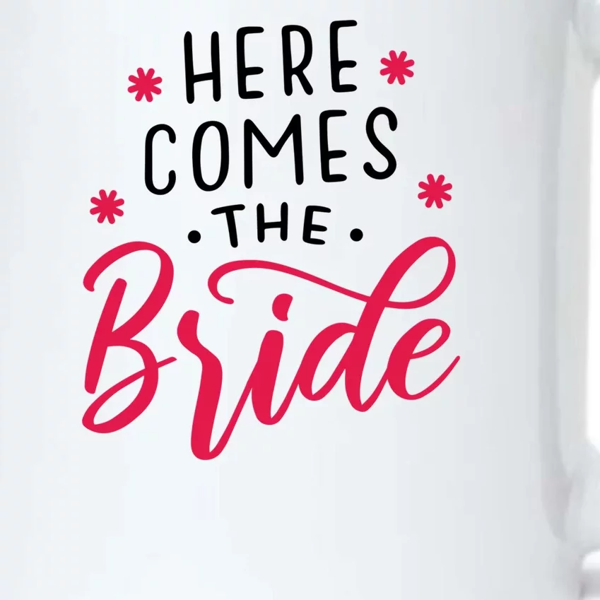 Here Comes The Bride Black Color Changing Mug