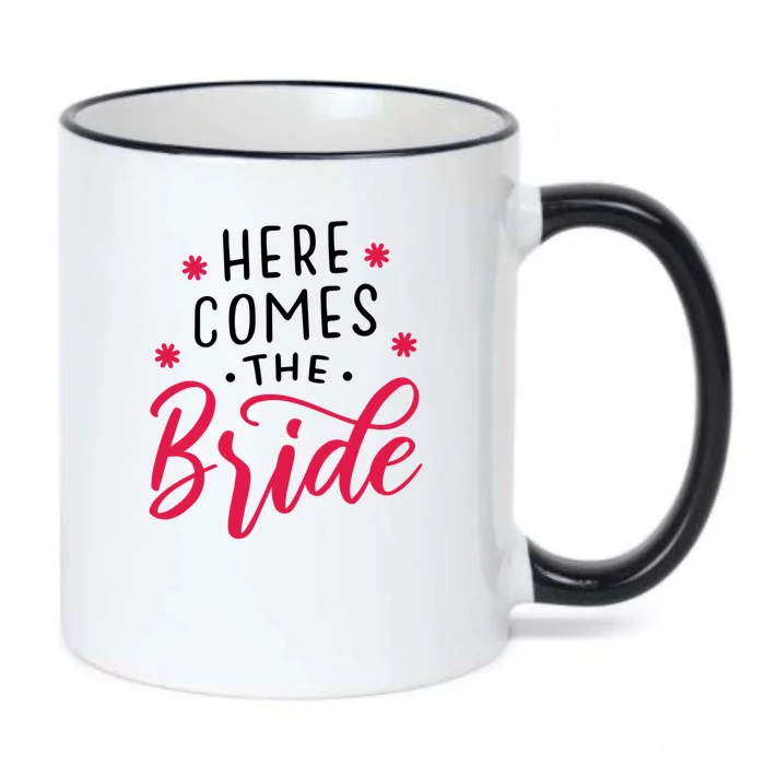 Here Comes The Bride Black Color Changing Mug