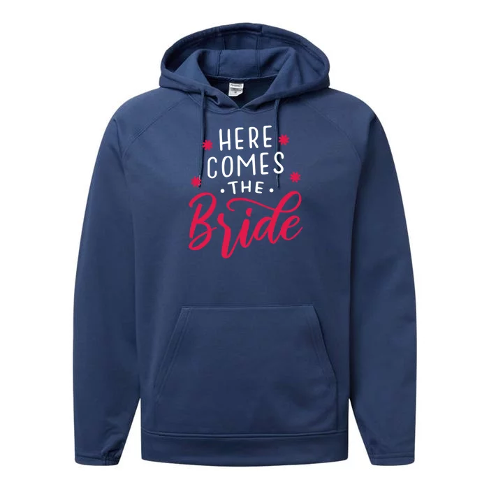 Here Comes The Bride Performance Fleece Hoodie