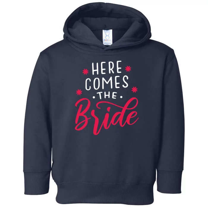 Here Comes The Bride Toddler Hoodie