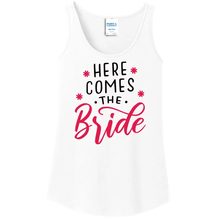 Here Comes The Bride Ladies Essential Tank