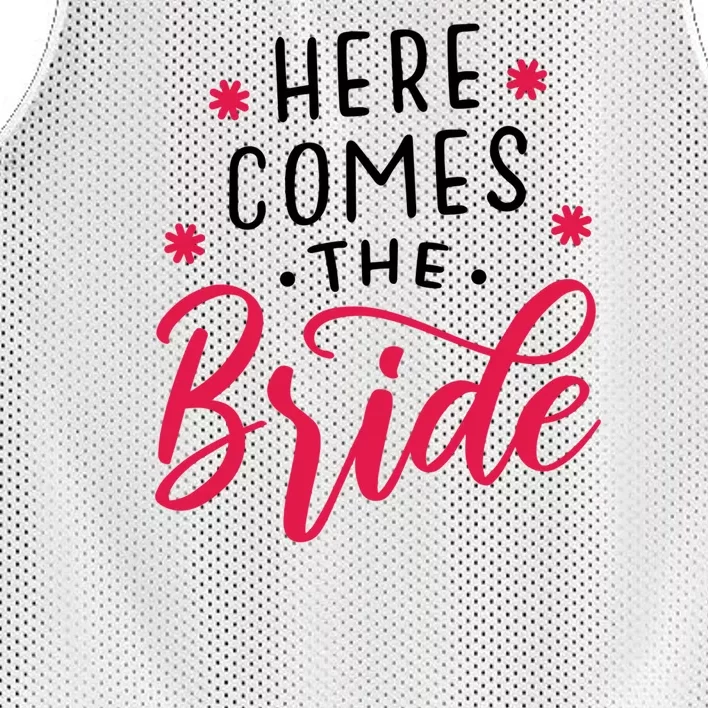 Here Comes The Bride Mesh Reversible Basketball Jersey Tank