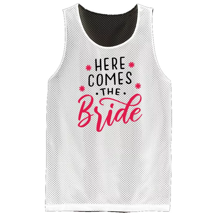 Here Comes The Bride Mesh Reversible Basketball Jersey Tank