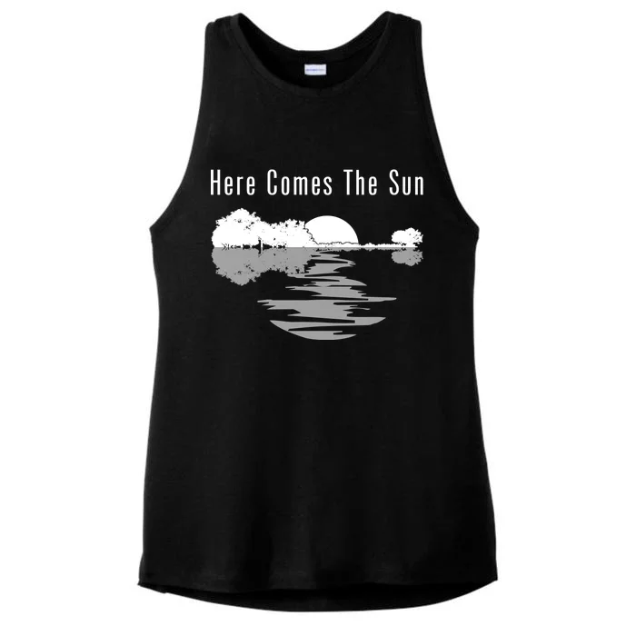 Here Comes The Sun Ladies Tri-Blend Wicking Tank