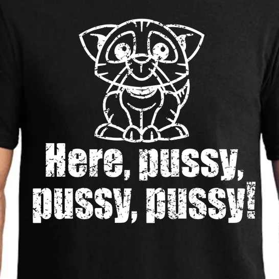 Here Pussy Pussy Pussy Cat Pajama Set