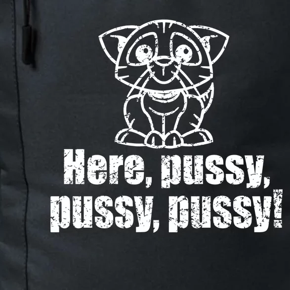 Here Pussy Pussy Pussy Cat Daily Commute Backpack