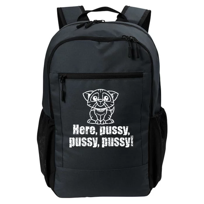 Here Pussy Pussy Pussy Cat Daily Commute Backpack