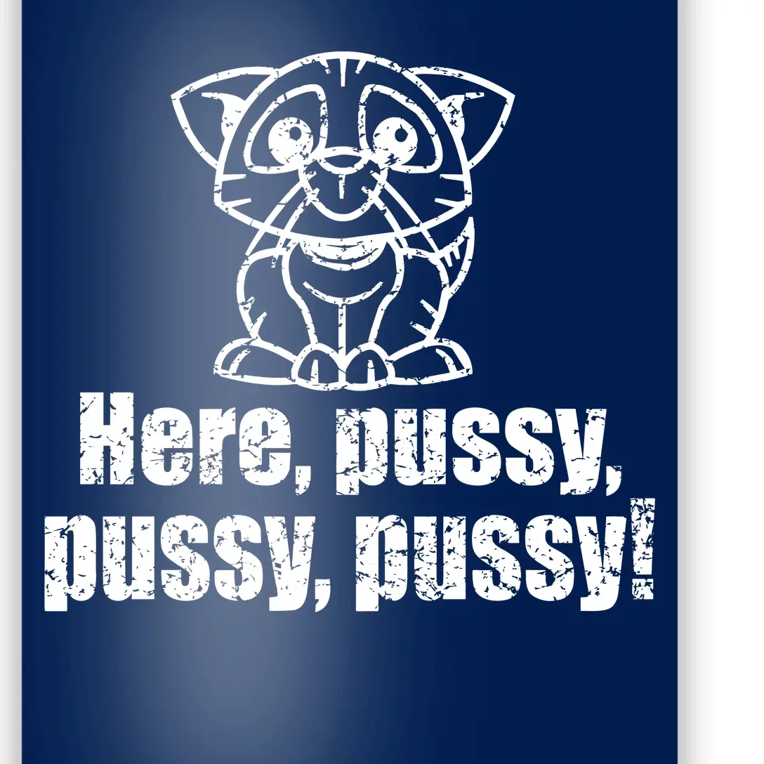 Here Pussy Pussy Pussy Cat Poster