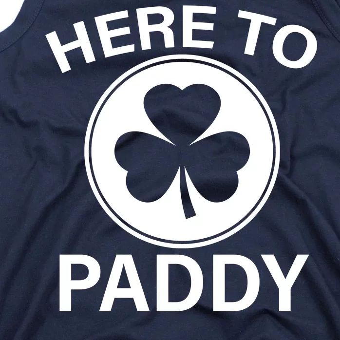 Here To Paddy Funny St Patricks Day Tank Top