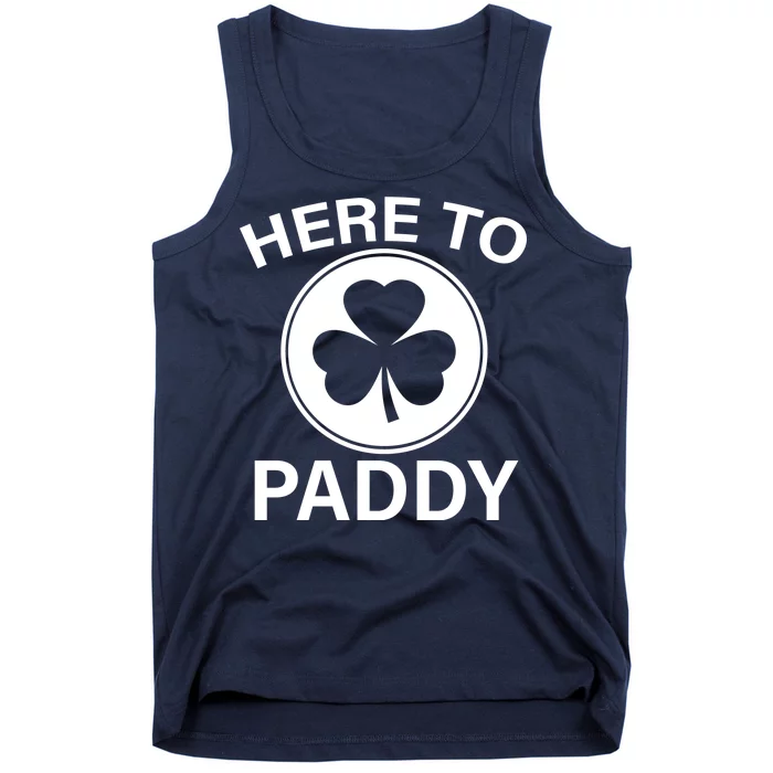 Here To Paddy Funny St Patricks Day Tank Top