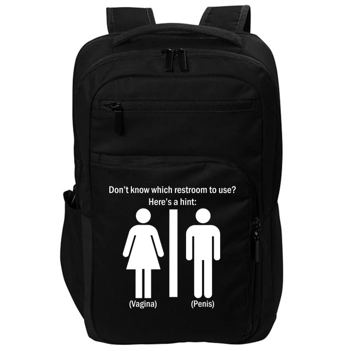 Here's A Hint Vagina Penis Impact Tech Backpack