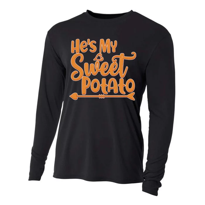 He's My Sweet Potato Cooling Performance Long Sleeve Crew