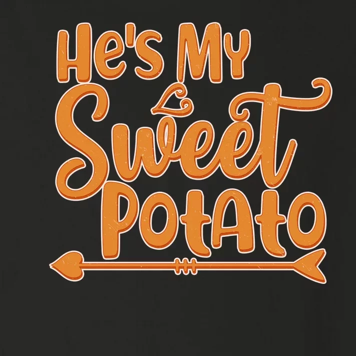 He's My Sweet Potato Toddler Long Sleeve Shirt