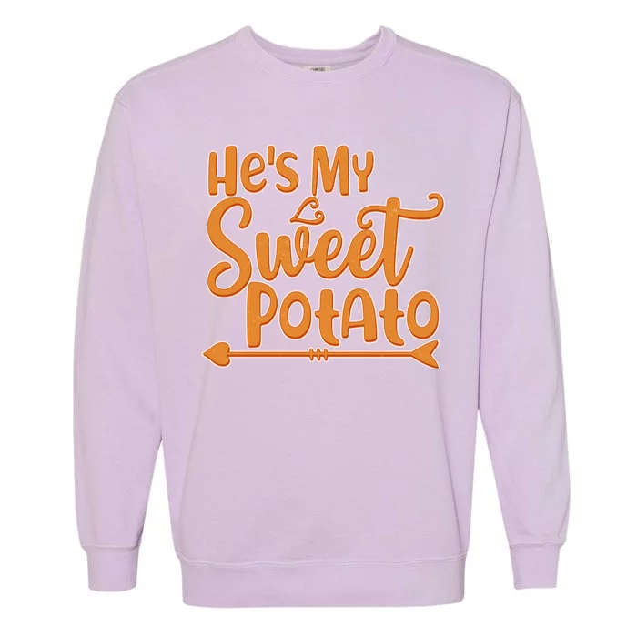 He's My Sweet Potato Garment-Dyed Sweatshirt