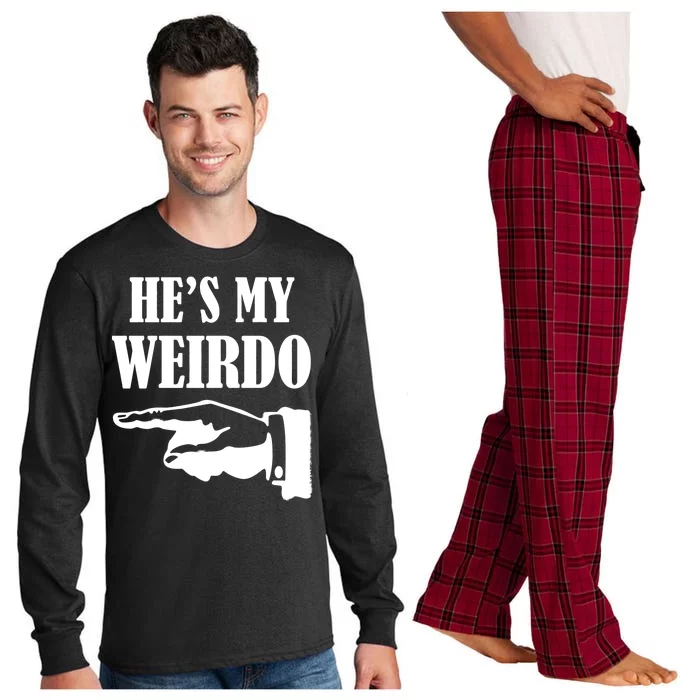 He's My Weirdo Long Sleeve Pajama Set