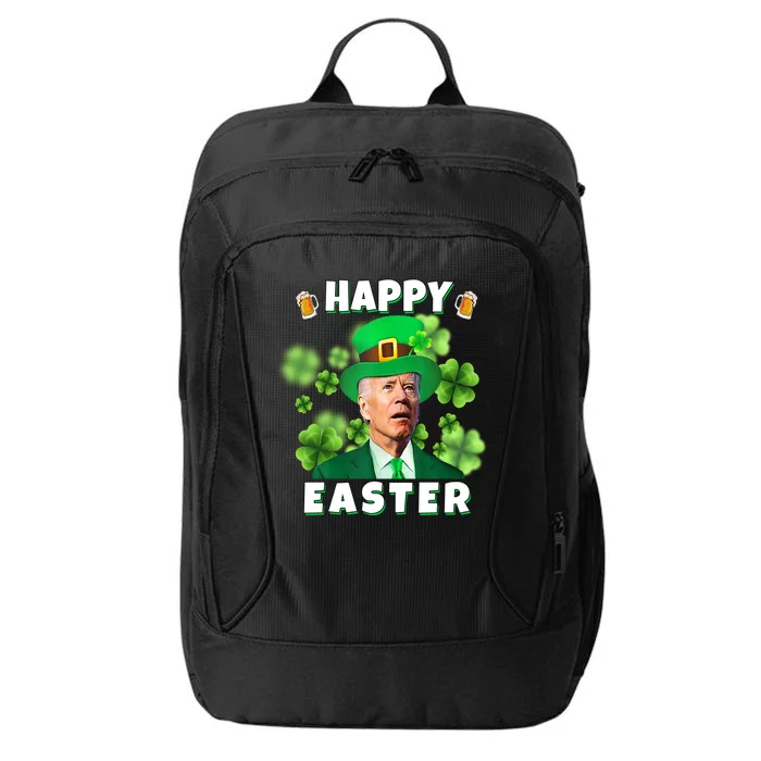 Happy Easter St Patrick's Day Confused Joe Biden Funny City Backpack