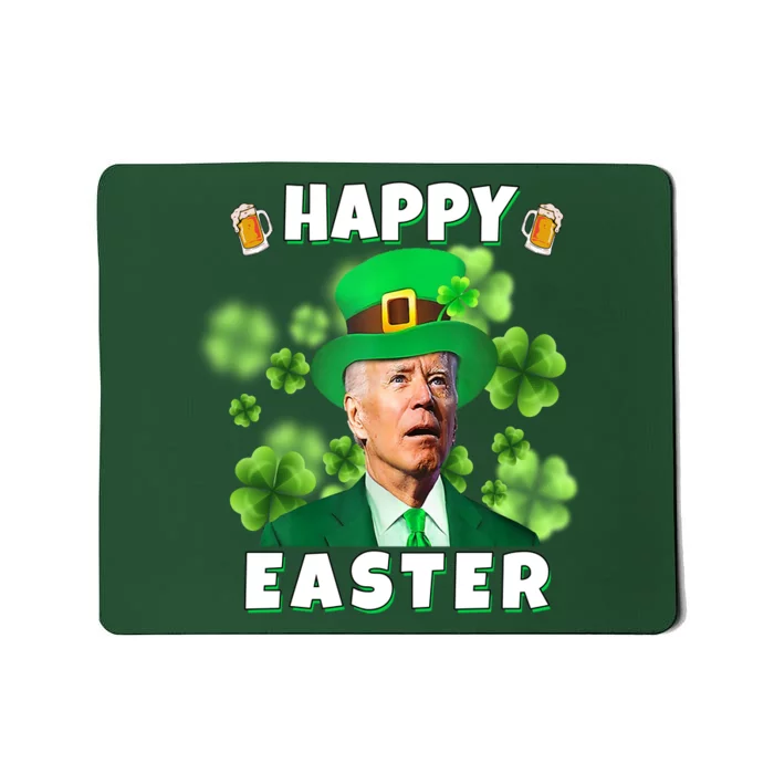 Happy Easter St Patrick's Day Confused Joe Biden Funny Mousepad