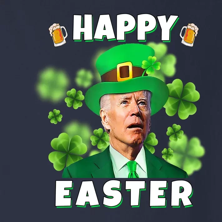 Happy Easter St Patrick's Day Confused Joe Biden Funny Toddler Long Sleeve Shirt