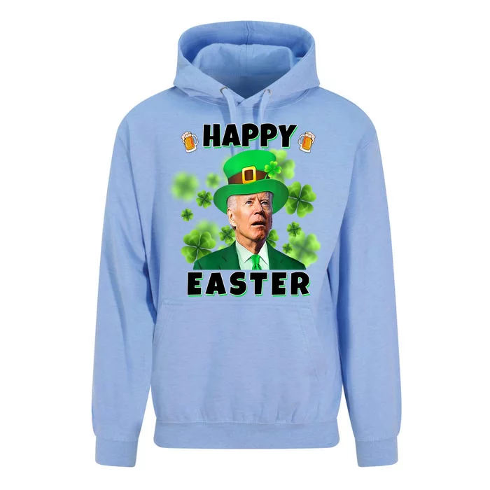 Happy Easter St Patrick's Day Confused Joe Biden Funny Unisex Surf Hoodie