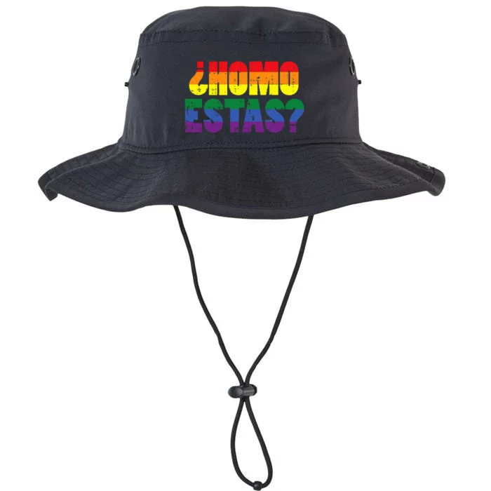 Homo Estas Spanish Mexican Funny Pride Ally Month Legacy Cool Fit Booney Bucket Hat