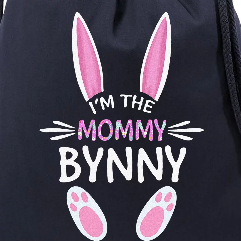 Happy Easter Sunday I'm The Mommy Bunny Cool Mom Gift Drawstring Bag