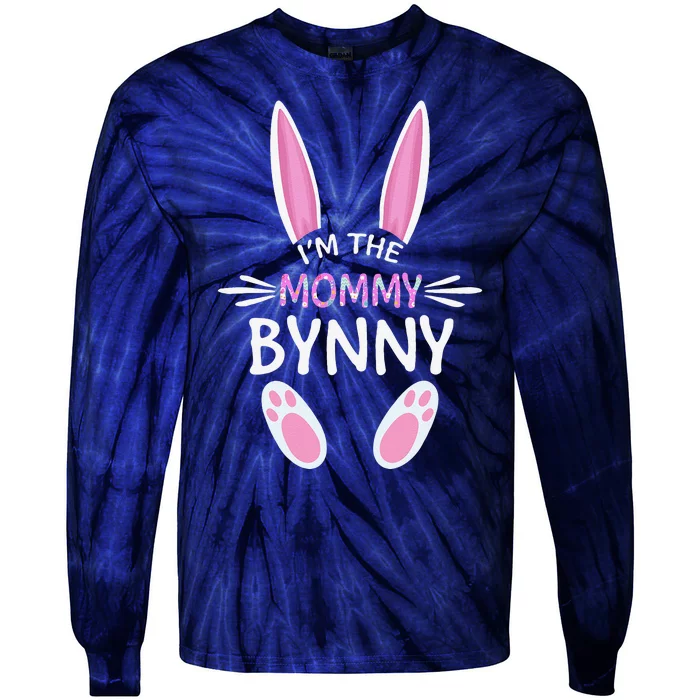 Happy Easter Sunday I'm The Mommy Bunny Cool Mom Gift Tie-Dye Long Sleeve Shirt