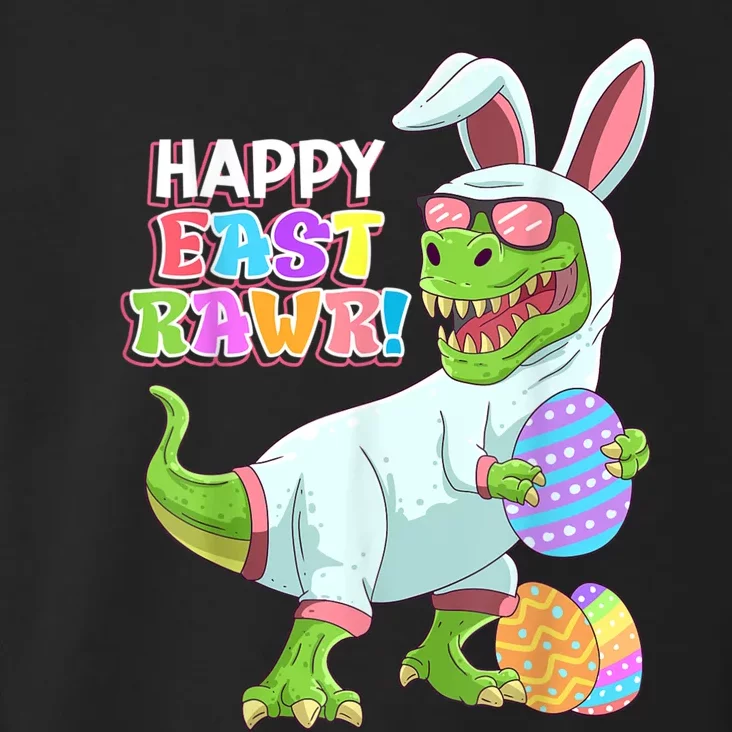 Happy Eastrawr T Rex Easter Bunny Dinosaur Eggs Boys Kids Toddler Hoodie