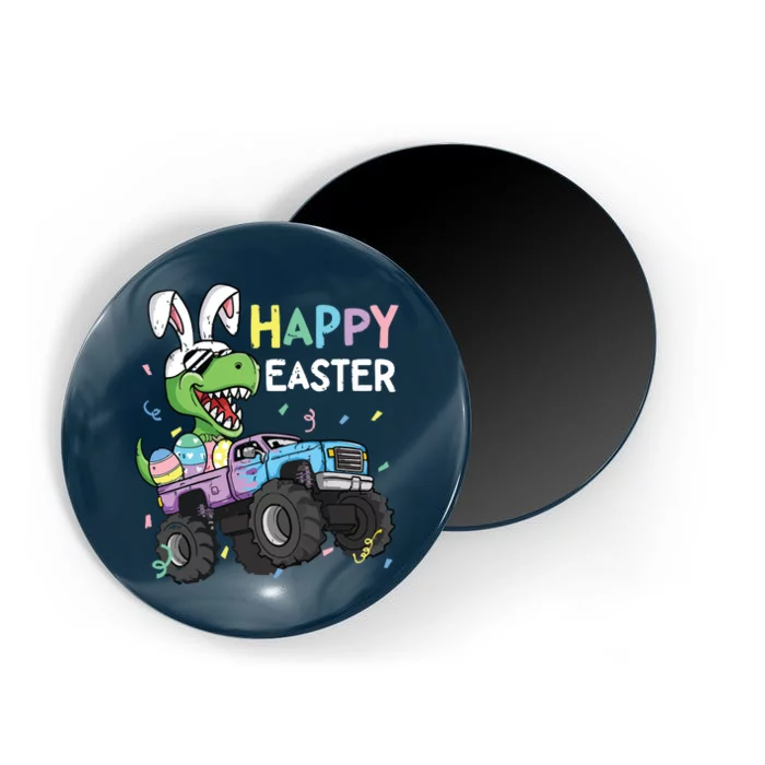 Happy Easter Trex Bunny Monster Truck Rabbit Ears Magnet