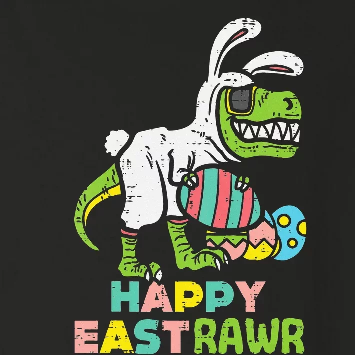 Happy Eastrawr Trex Easter Bunny Egg Funny Dinosaur Toddler Long Sleeve Shirt