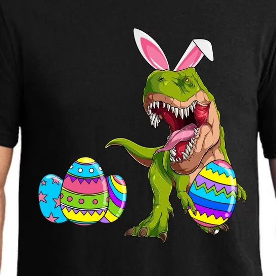 Happy Eastrawr T Rex Funny Dinosaur Easter Egg Bunny Ears Great Gift Pajama Set