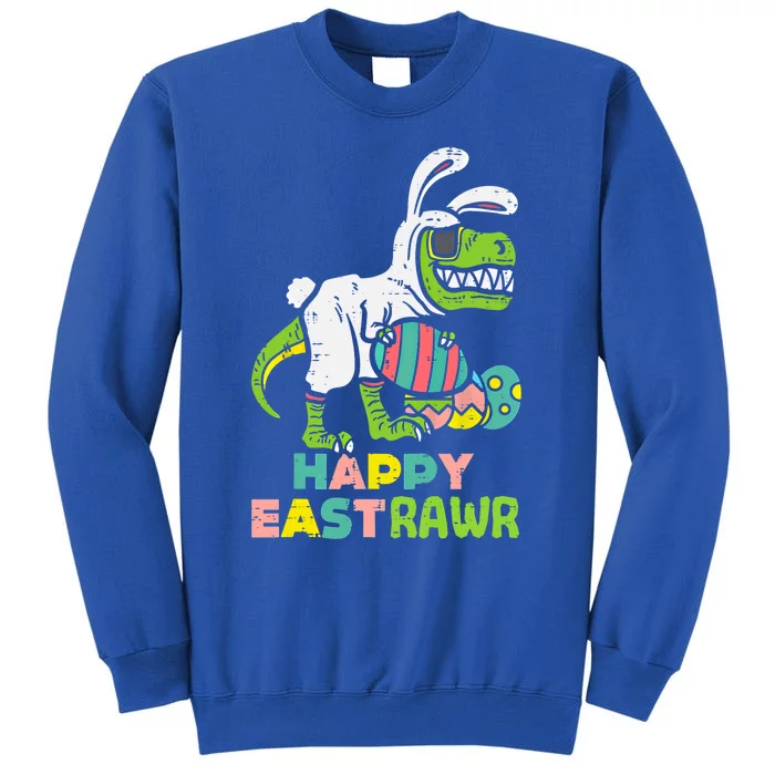 Happy Eastrawr Trex Easter Bunny Egg Funny Dinosaur Gift Sweatshirt