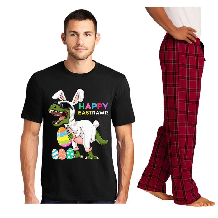 Happy Eastrawr T Rex Easter Bunny Dinosaur Eggs Pajama Set