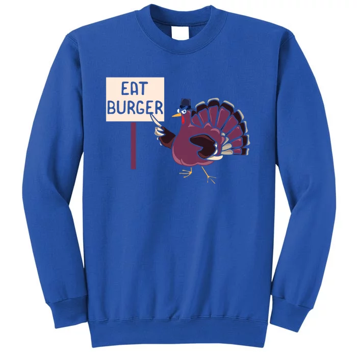 Hamburger Eater Thanksgiving Turkey Day Holiday Thankful Gift Sweatshirt