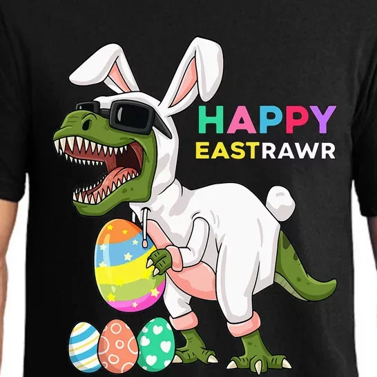 Happy Eastrawr T Rex Easter Bunny Dinosaur Eggs Pajama Set