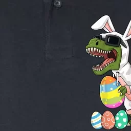 Happy Eastrawr T Rex Easter Bunny Dinosaur Eggs Boy kid Softstyle Adult Sport Polo