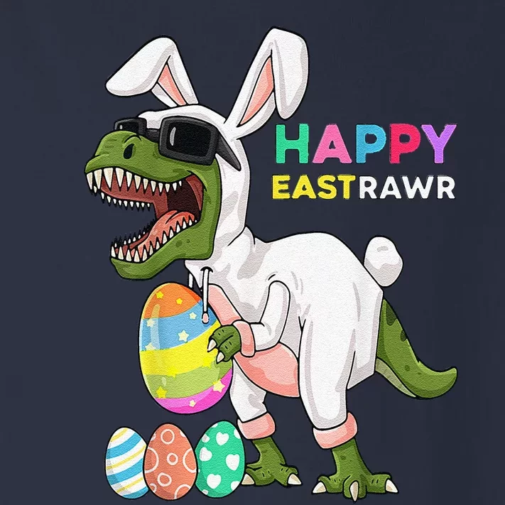 Happy Eastrawr T Rex Easter Bunny Dinosaur Eggs Toddler Long Sleeve Shirt