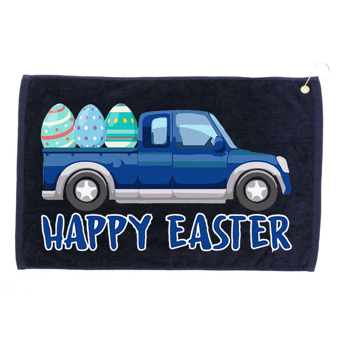 Happy Easter Truck Funny Easter Egg Hunting Grommeted Golf Towel