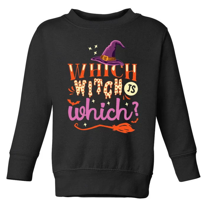 Halloween English Teacher Unmasking the Witch's Identity Toddler Sweatshirt