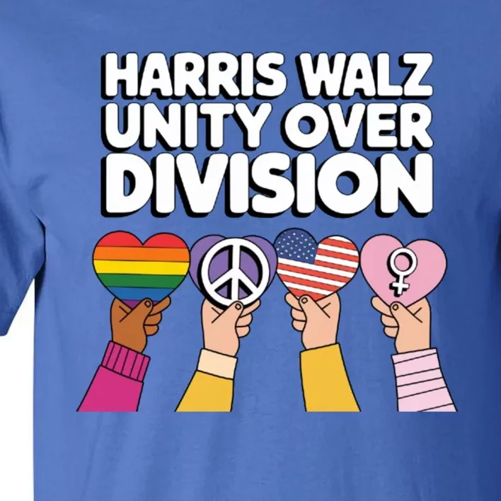 Harriswalz Embracing Unity Celebrating Diversity Gift Tall T-Shirt