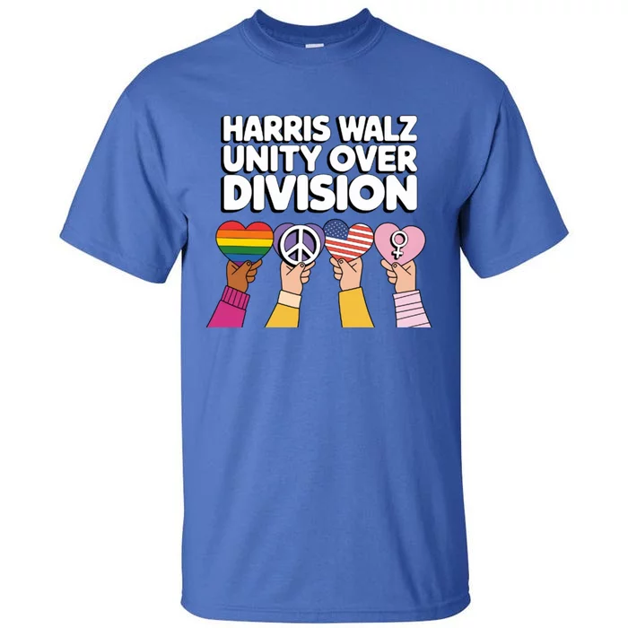 Harriswalz Embracing Unity Celebrating Diversity Gift Tall T-Shirt