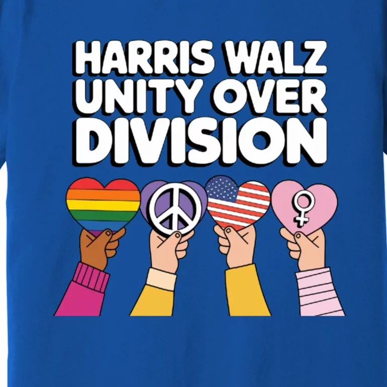 Harriswalz Embracing Unity Celebrating Diversity Gift Premium T-Shirt