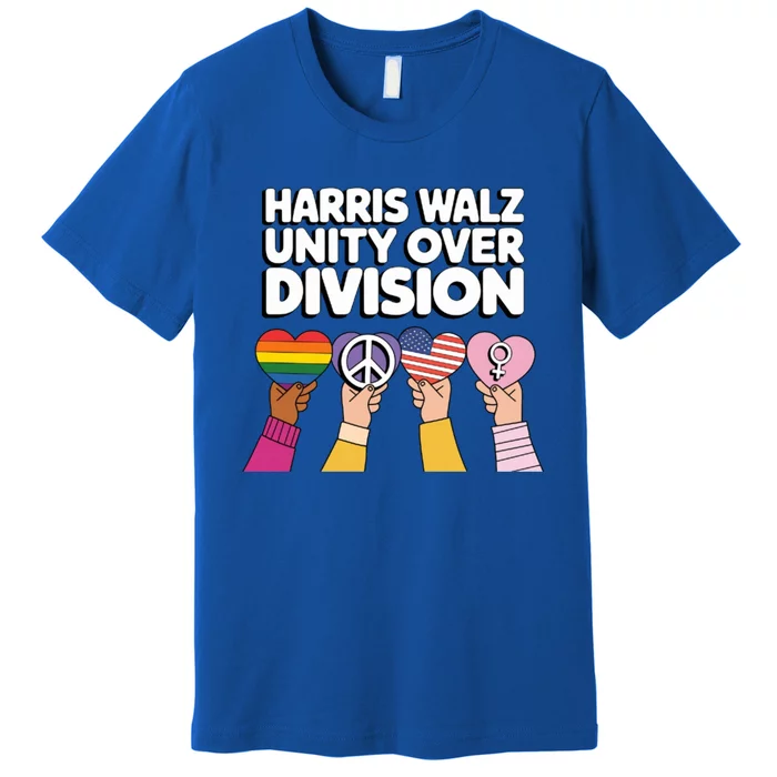 Harriswalz Embracing Unity Celebrating Diversity Gift Premium T-Shirt